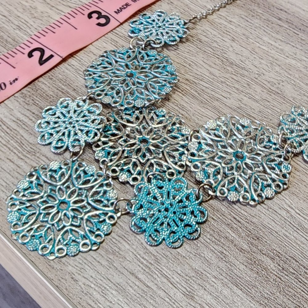Beautiful Floral Statement Necklace